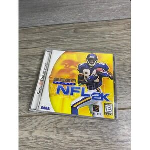 Sega Sports NFL 2K Sega Dreamcast 1999 Randy Moss Cover Classic Football Game